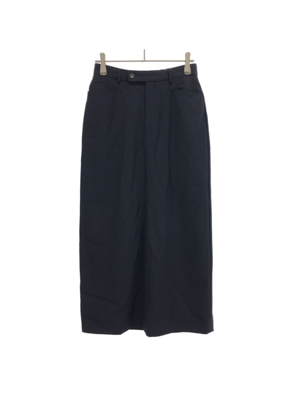 Gucci by Tom Ford Wool Long Skirt Navy 40
